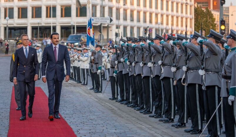 HH The Amir Concludes his European Tour with his First Official Visit to Finland